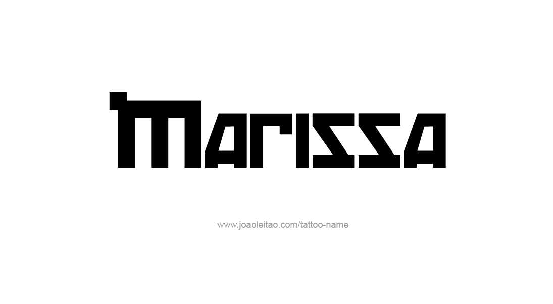 Tattoo Design Name Marissa   