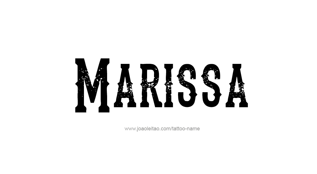 Tattoo Design Name Marissa   