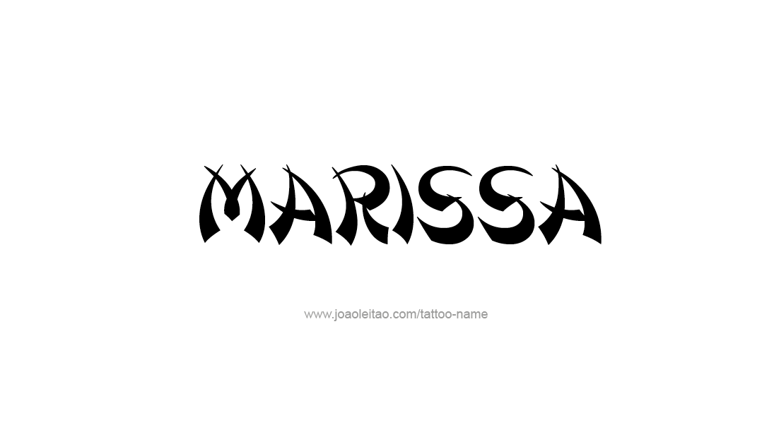 Tattoo Design Name Marissa