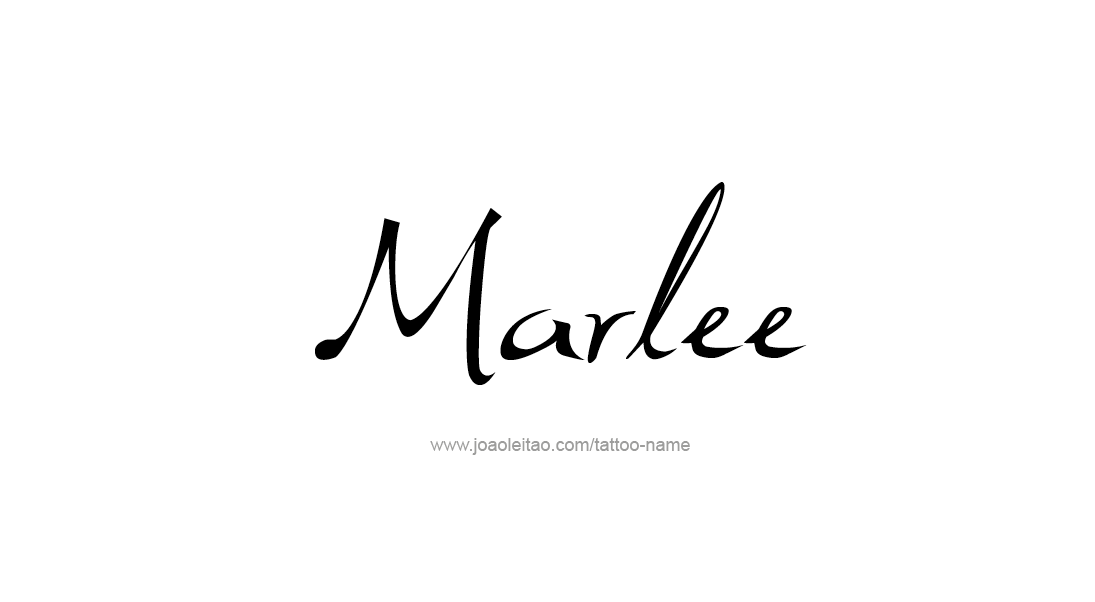 Tattoo Design Name Marlee   