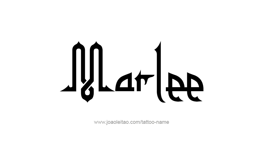 Tattoo Design Name Marlee   