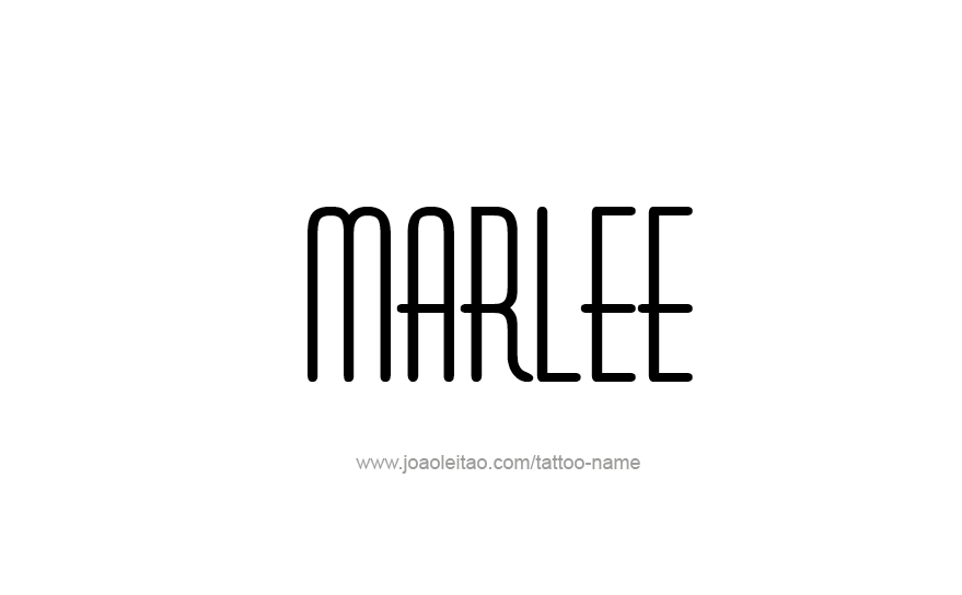 Tattoo Design Name Marlee   