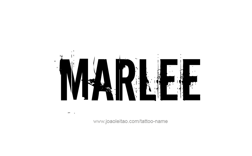 Tattoo Design Name Marlee   