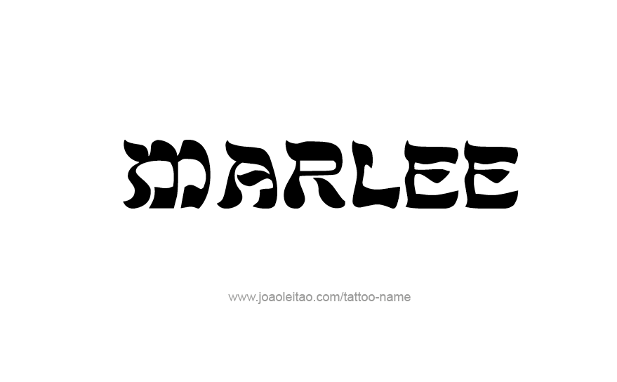 Tattoo Design Name Marlee   