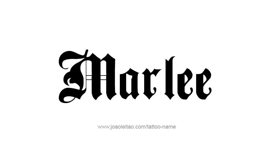 Tattoo Design Name Marlee   