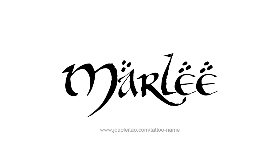 Tattoo Design Name Marlee   