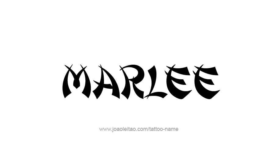 Tattoo Design Name Marlee