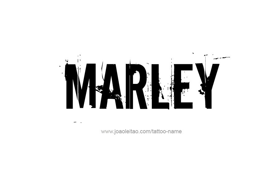 Tattoo Design Name Marley   