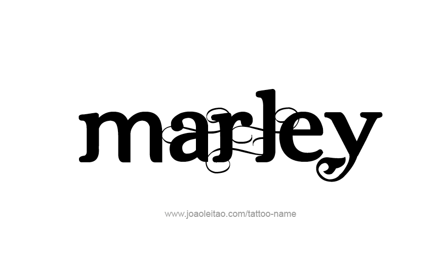 Tattoo Design Name Marley   