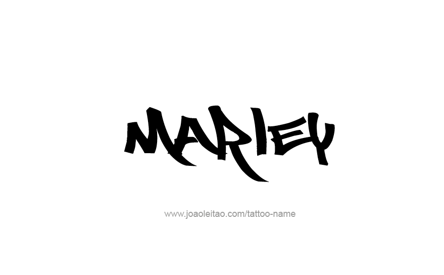 Tattoo Design Name Marley   