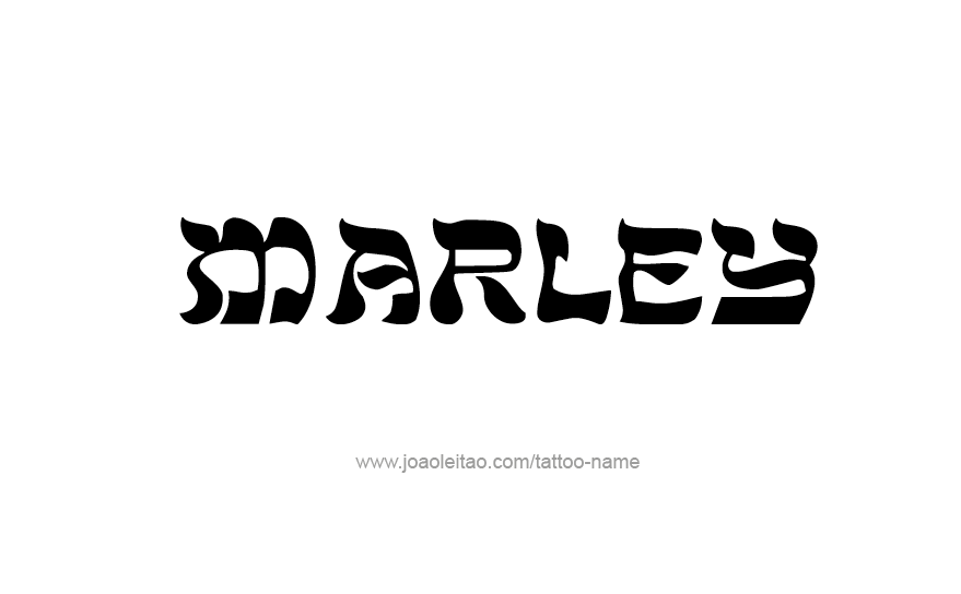 Tattoo Design Name Marley   