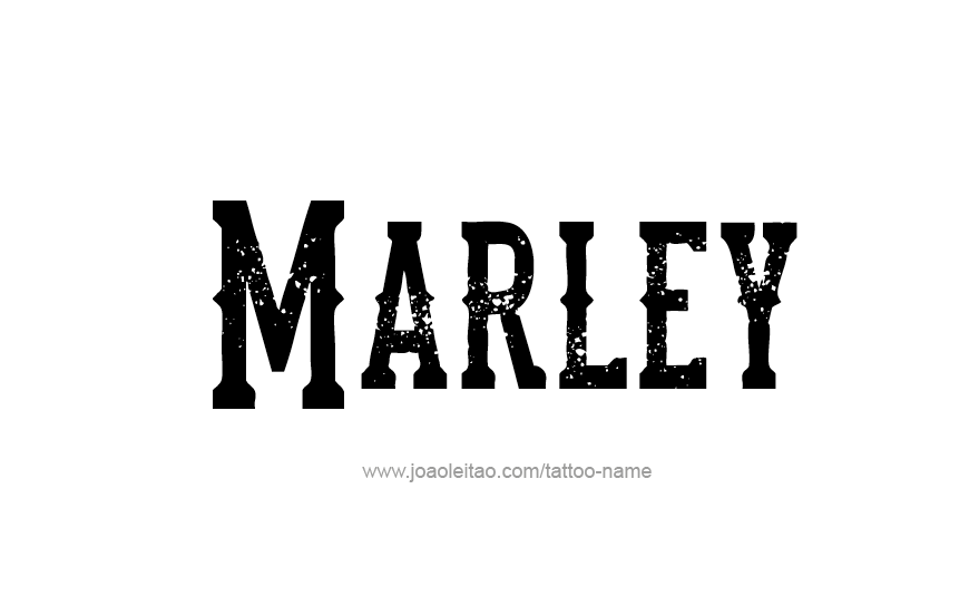 Tattoo Design Name Marley   