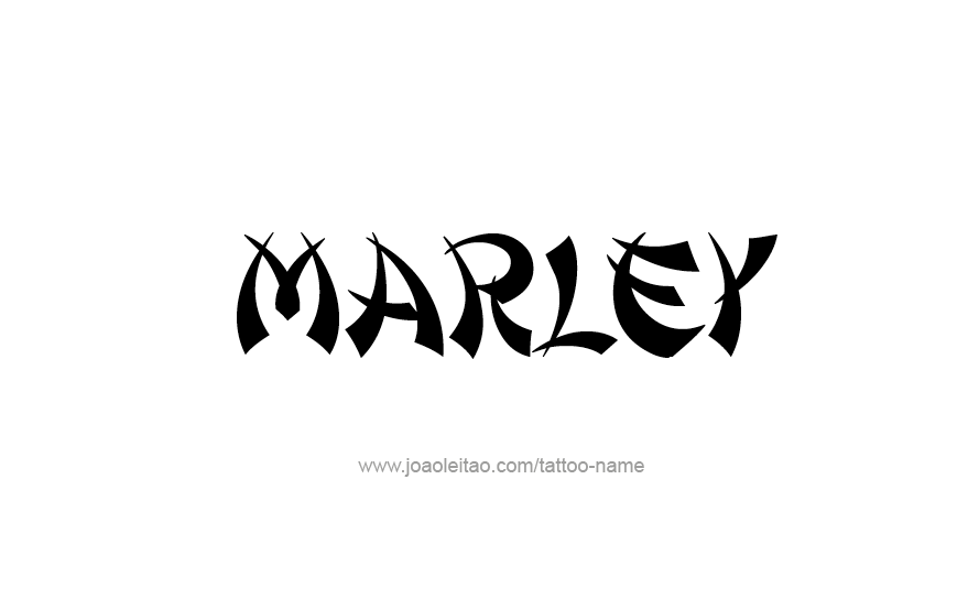 Tattoo Design Name Marley