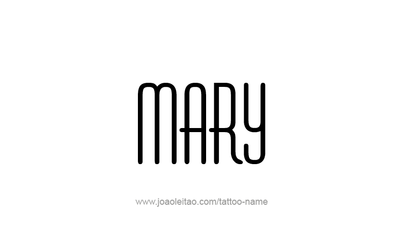 Tattoo Design Name Mary   