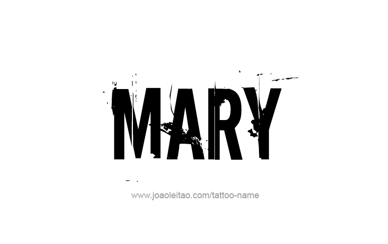 Tattoo Design Name Mary   