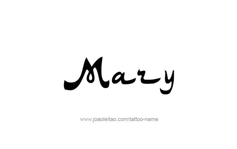 Tattoo Design Name Mary   