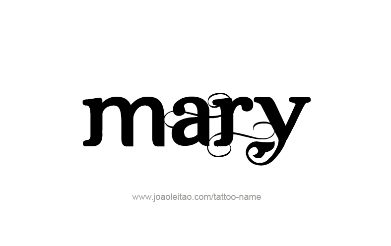 Tattoo Design Name Mary   