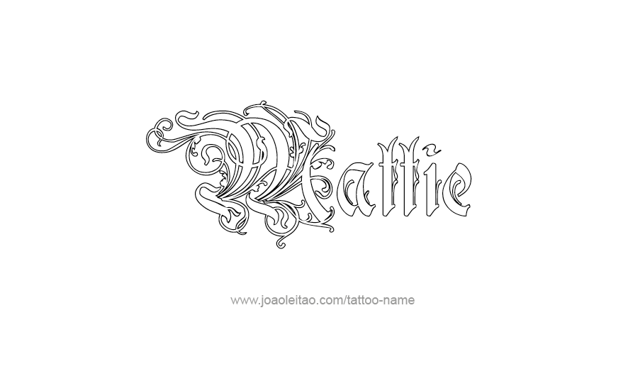 Tattoo Design Name Mattie   