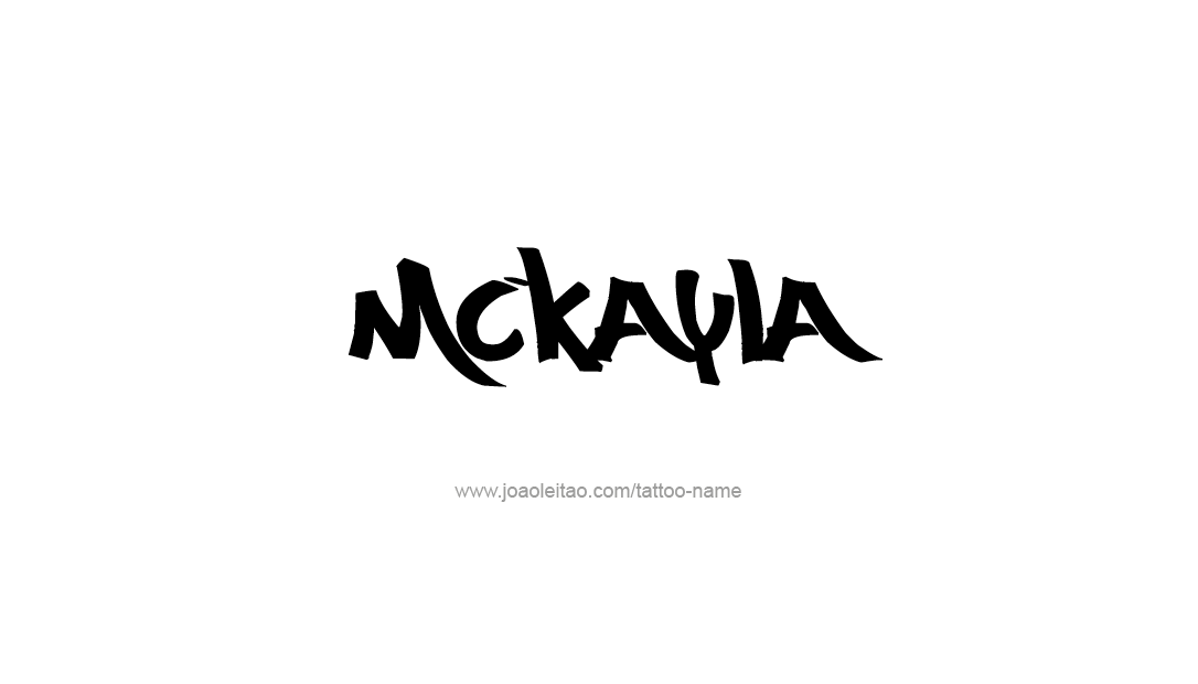 Tattoo Design Name Mckayla