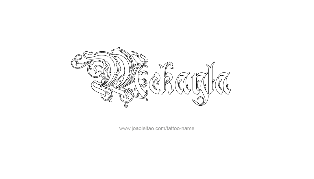 Tattoo Design Name Mckayla