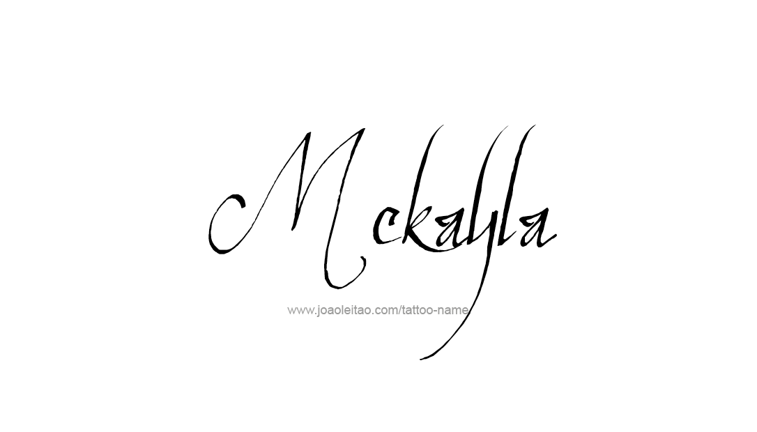 Tattoo Design Name Mckayla