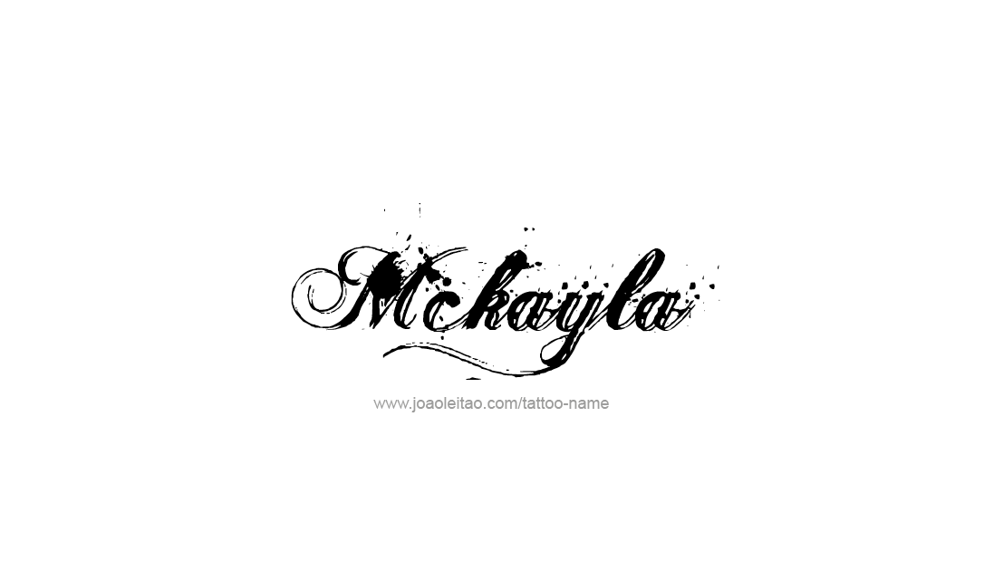 Tattoo Design Name Mckayla