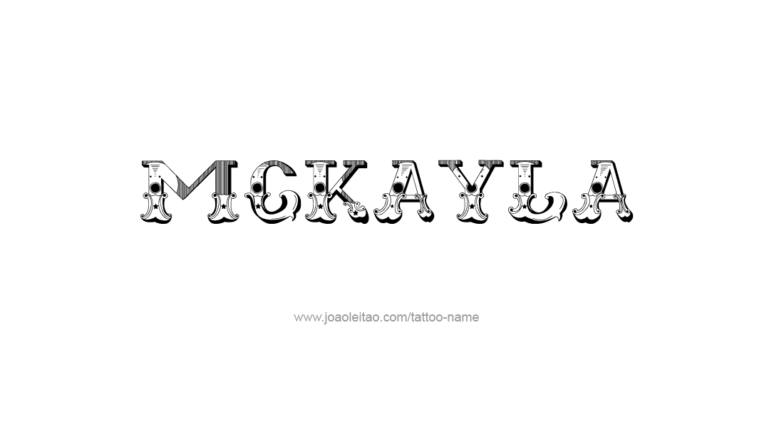 Tattoo Design Name Mckayla