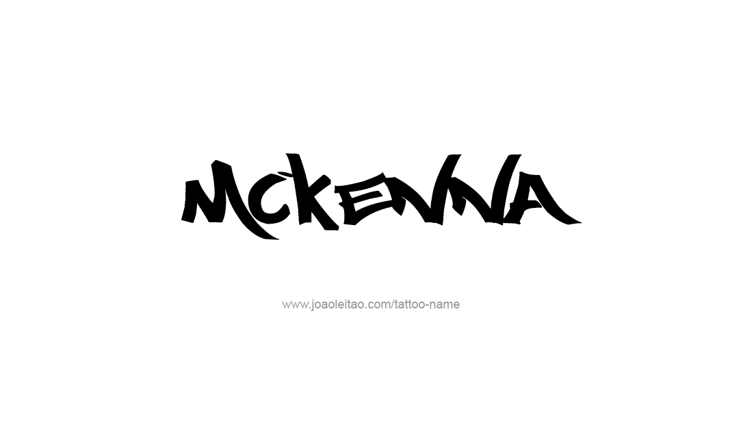 Tattoo Design Name Mckenna