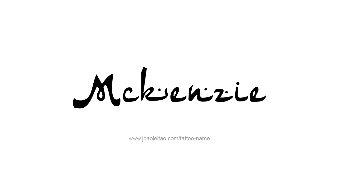 Tattoo Design Name Mckenzie