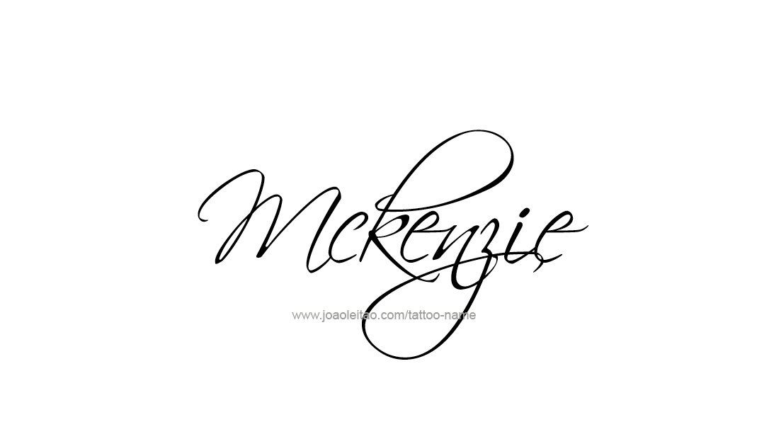 Tattoo Design Name Mckenzie