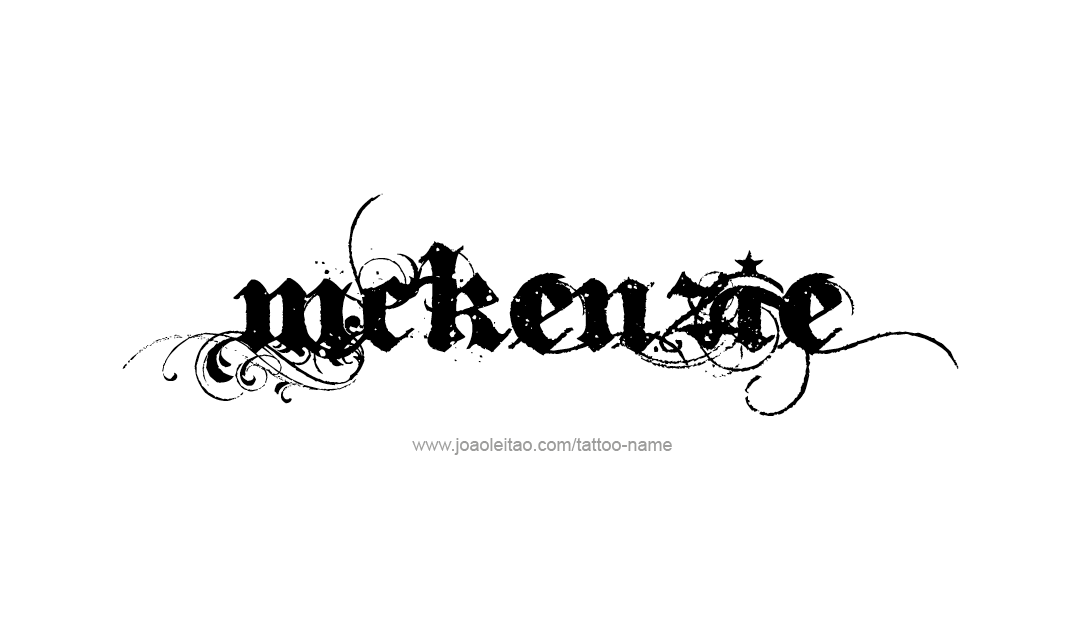 Tattoo Design Name Mckenzie