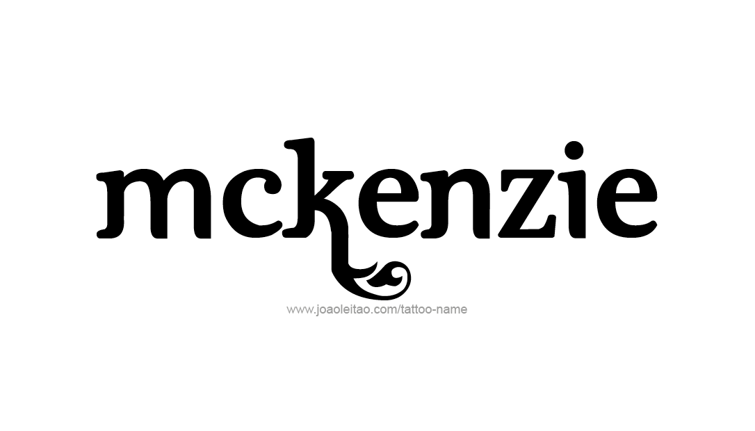 Tattoo Design Name Mckenzie