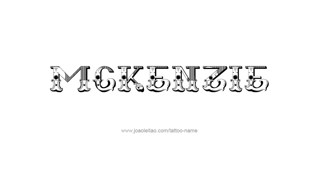 Tattoo Design Name Mckenzie