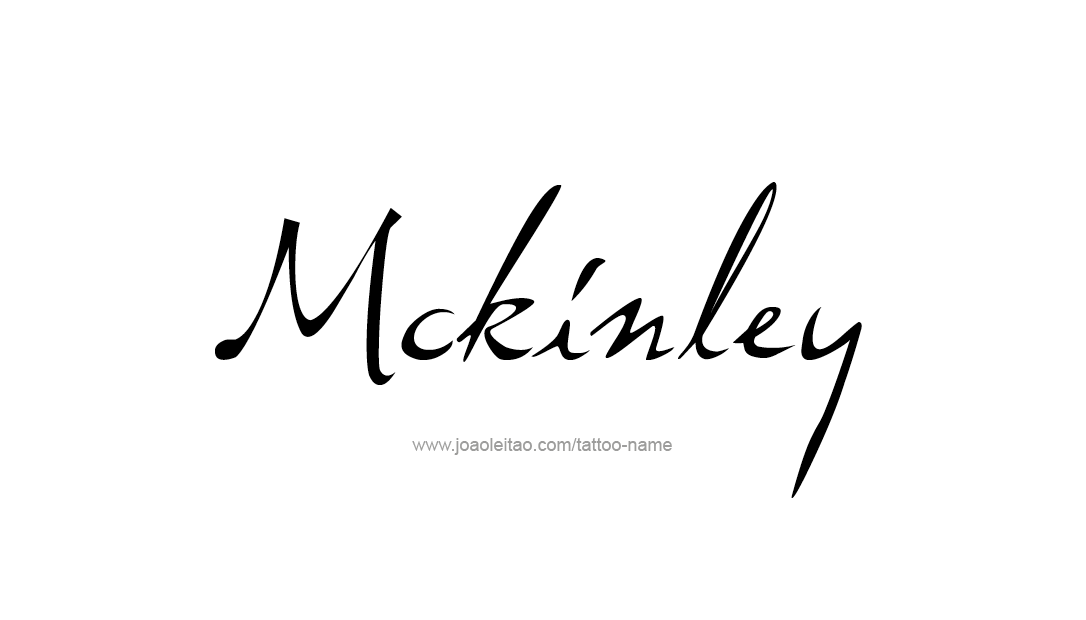 Tattoo Design Name Mckinley