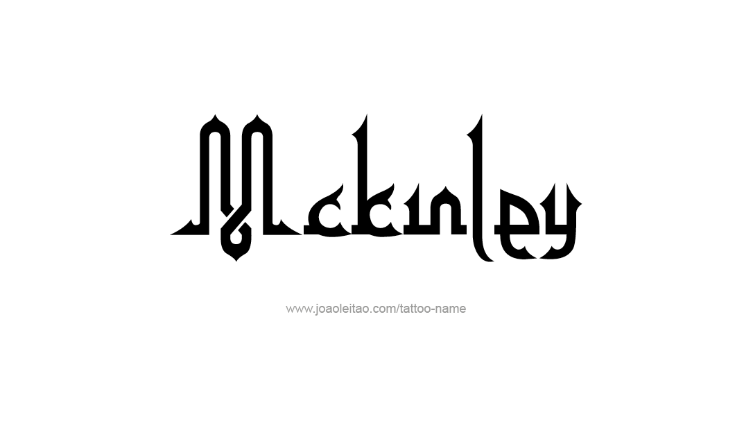 Tattoo Design Name Mckinley