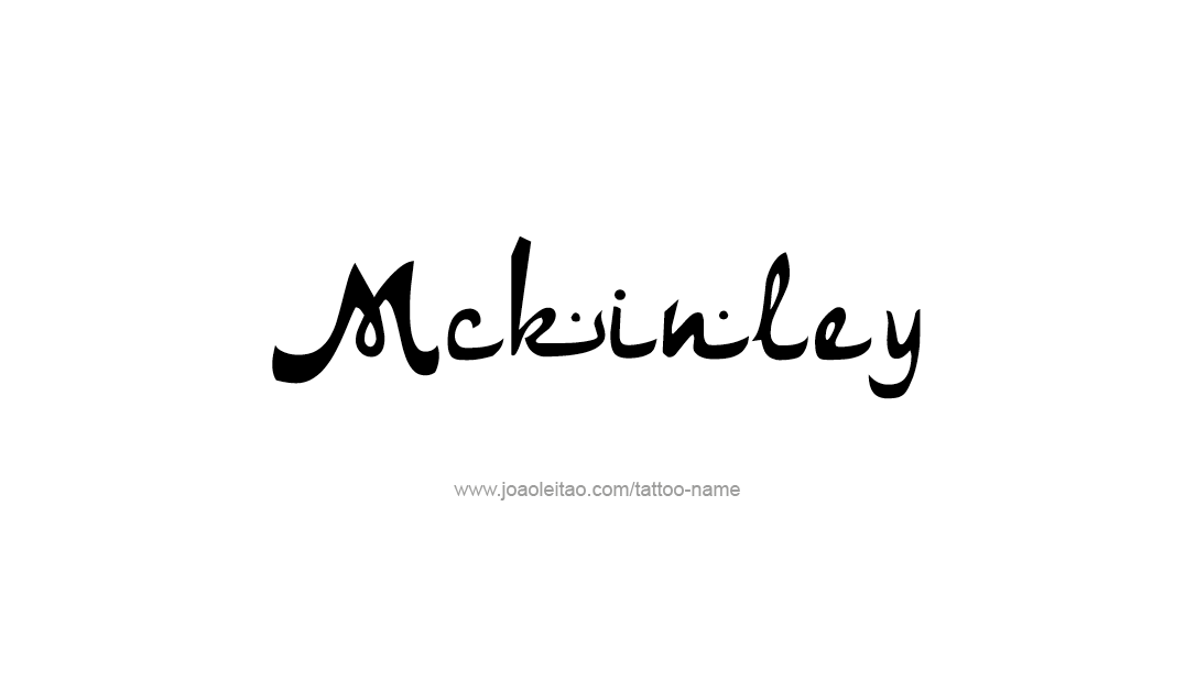 Tattoo Design Name Mckinley