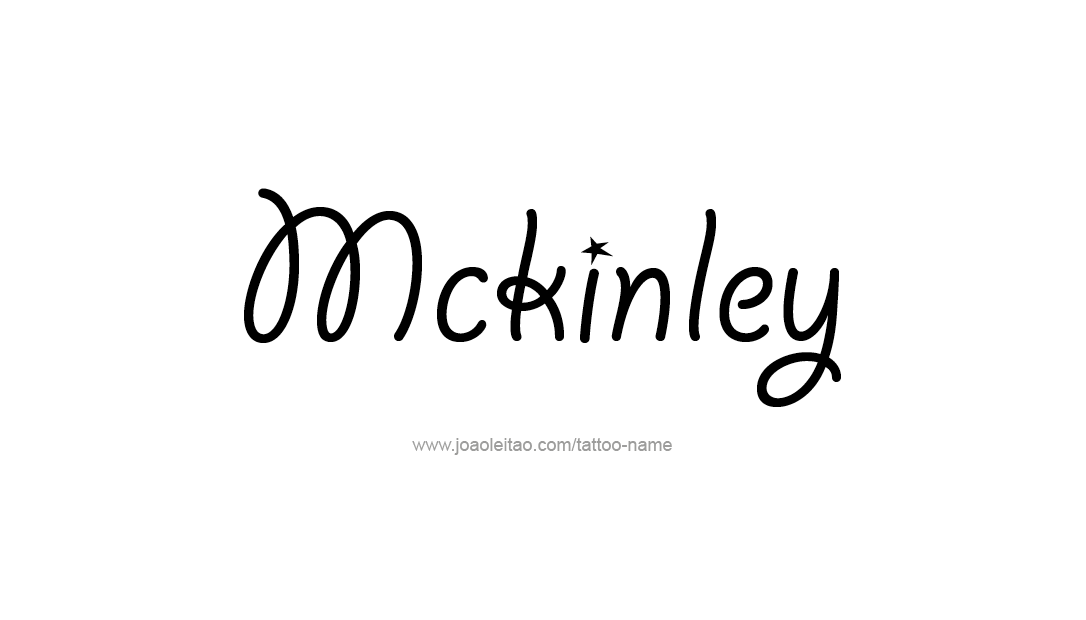 Tattoo Design Name Mckinley