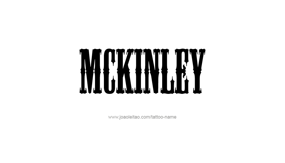 Tattoo Design Name Mckinley