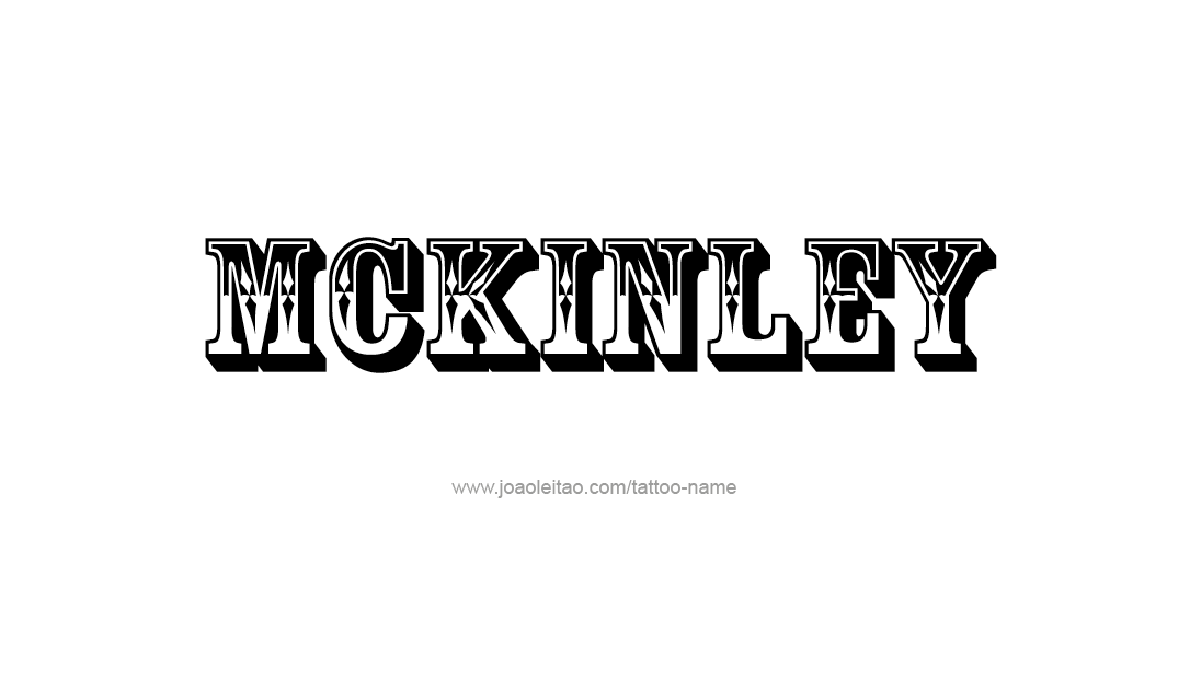 Tattoo Design Name Mckinley