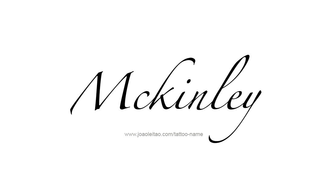 Tattoo Design Name Mckinley