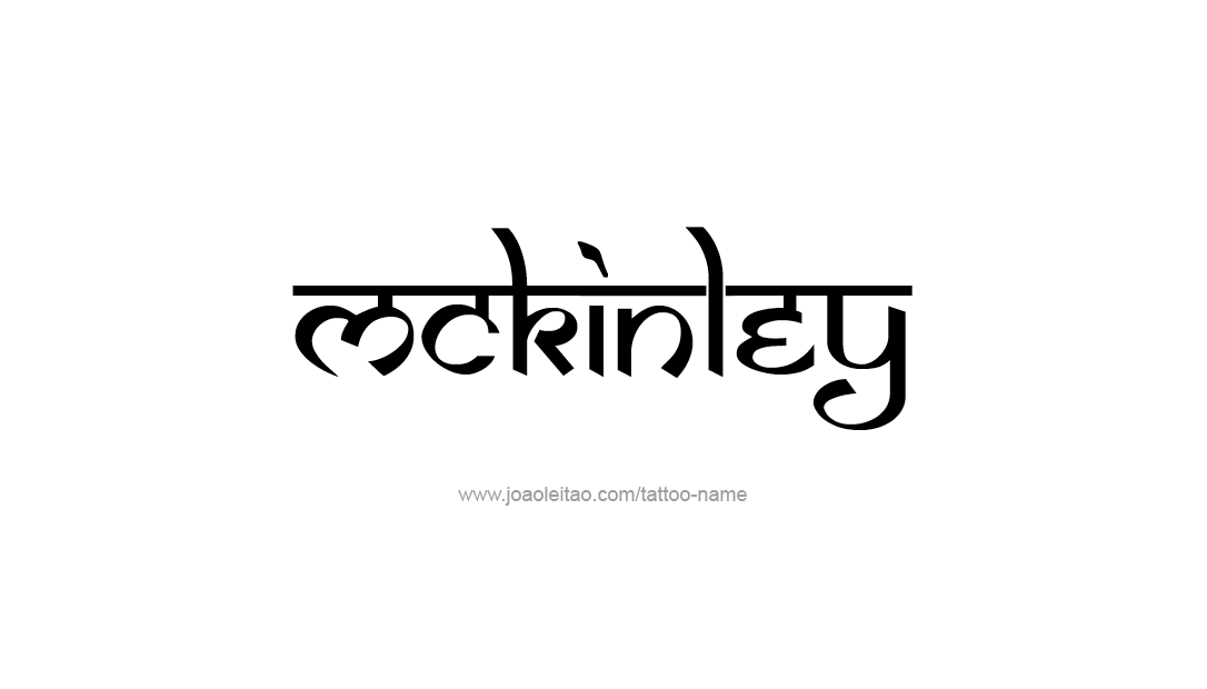 Tattoo Design Name Mckinley