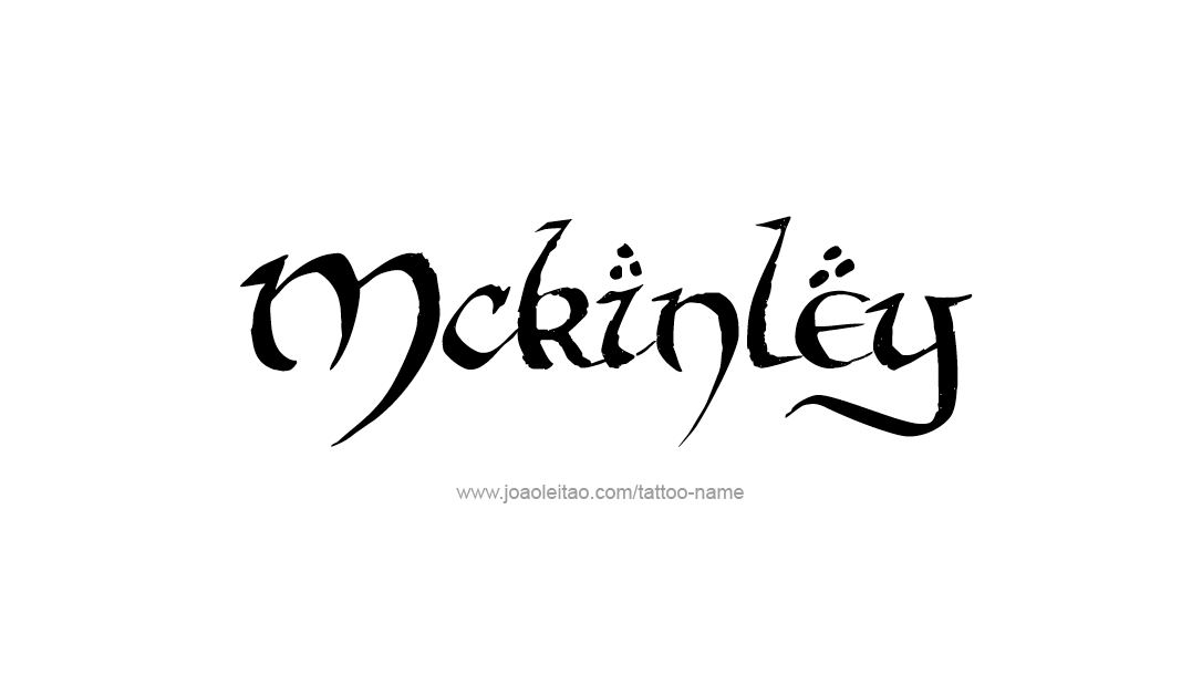 Tattoo Design Name Mckinley