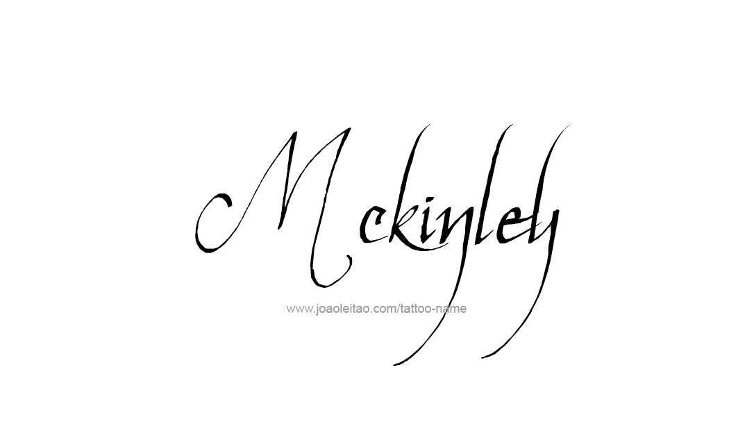 Tattoo Design Name Mckinley