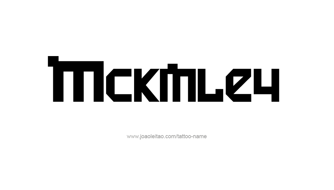 Tattoo Design Name Mckinley