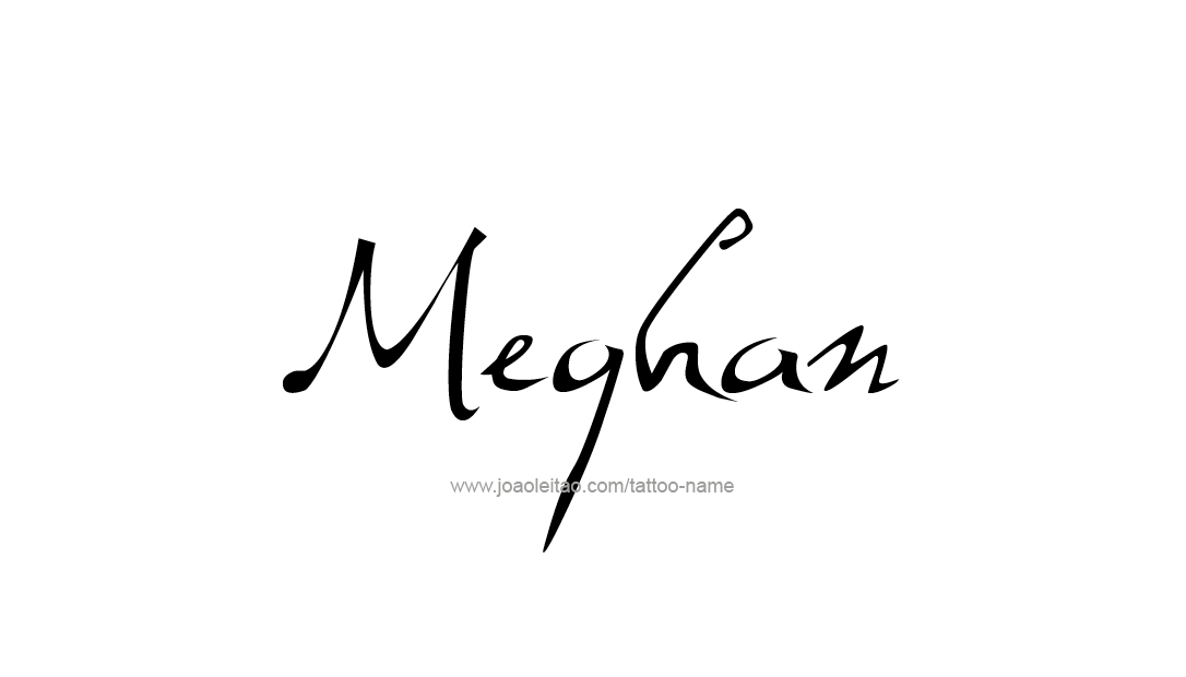 Tattoo Design Name Meghan