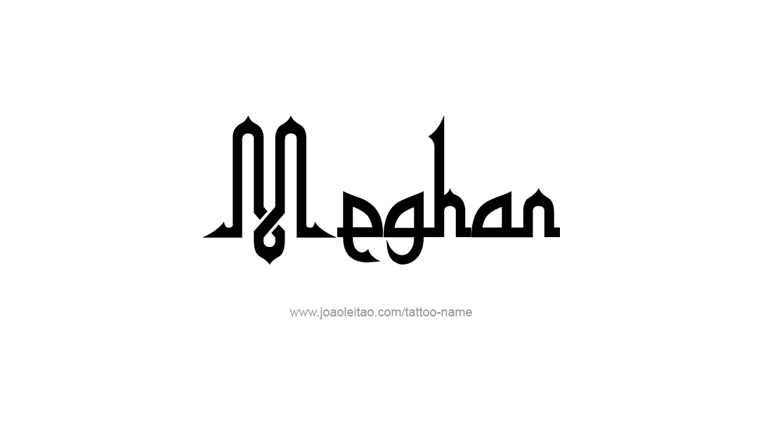 Tattoo Design Name Meghan