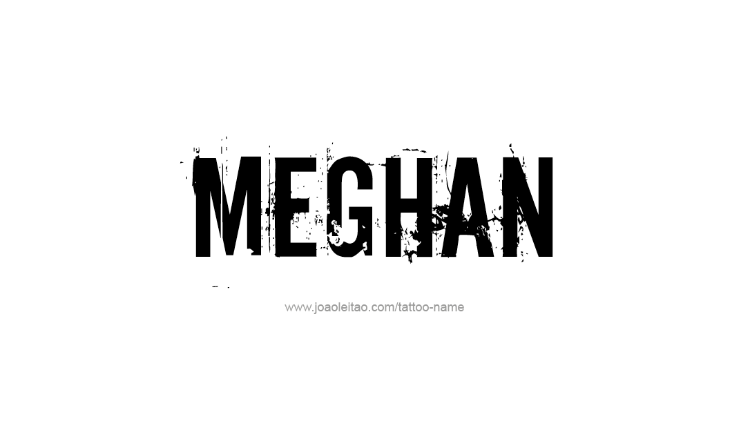 Tattoo Design Name Meghan