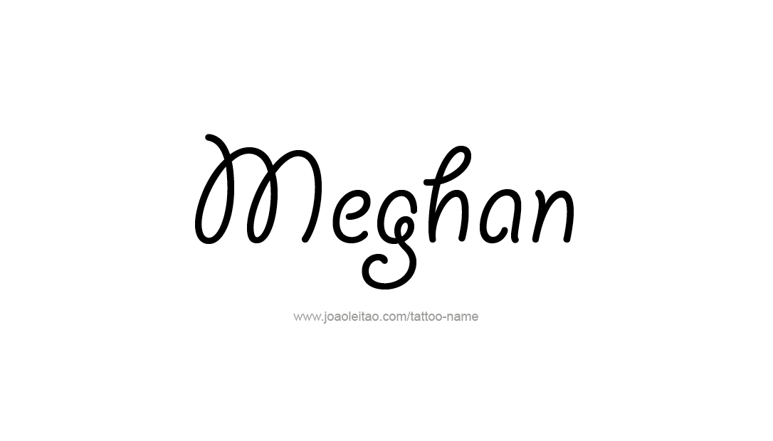 Tattoo Design Name Meghan