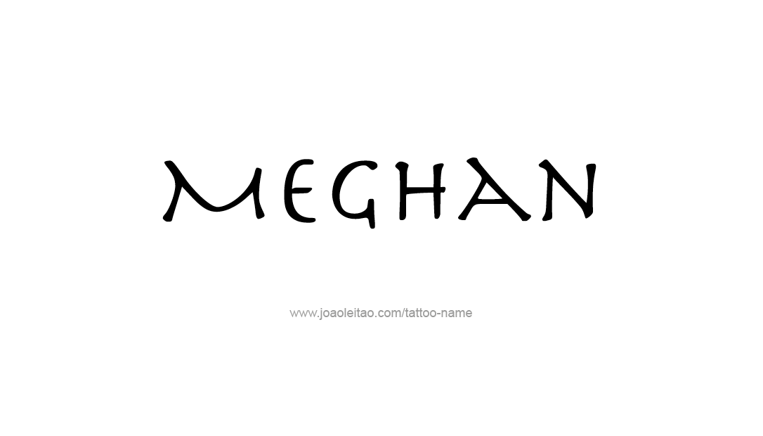 Tattoo Design Name Meghan