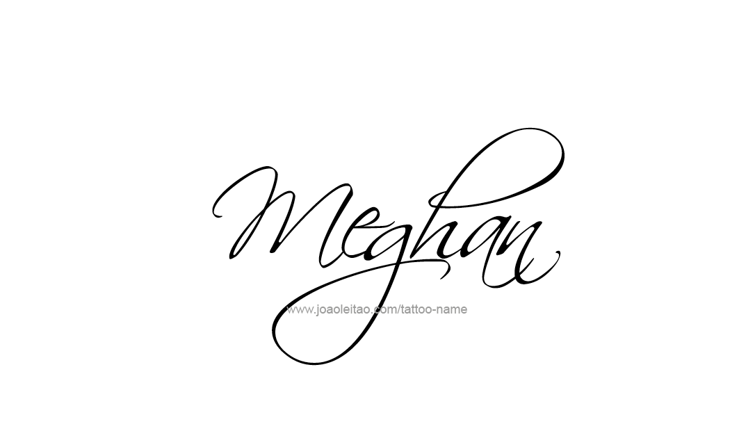 Tattoo Design Name Meghan